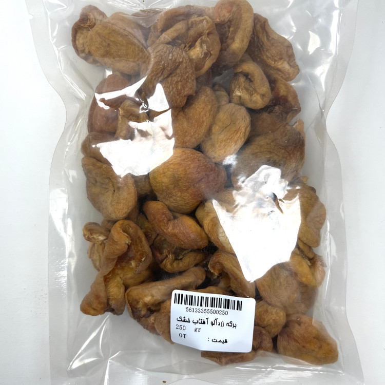 برگه زردآلو آفتاب خشک 250 گرم