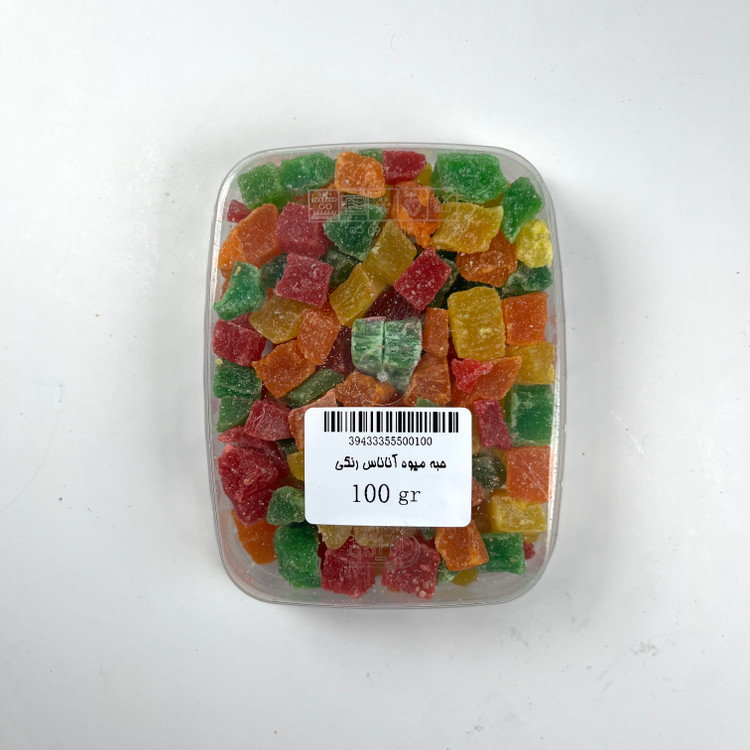 حبه آناناس رنگی 100گرم