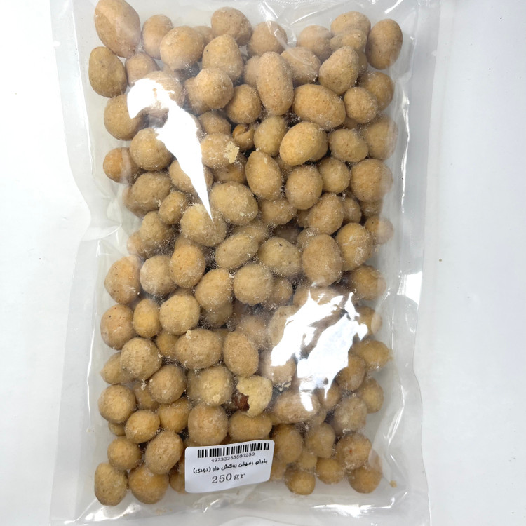 بادام زمینی روکش دار دودی 250 گرم